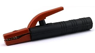 The image shows a close-up of a welding stinger kit, essential for stick welding.