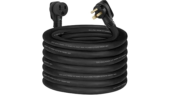 The image shows a selection of heavy-duty welding cables, some of the best 10 welding cables.