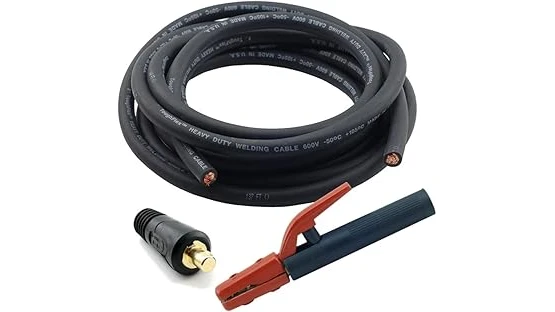 This image shows a collection of high-quality stick welding cables, likely the best-selling selection.