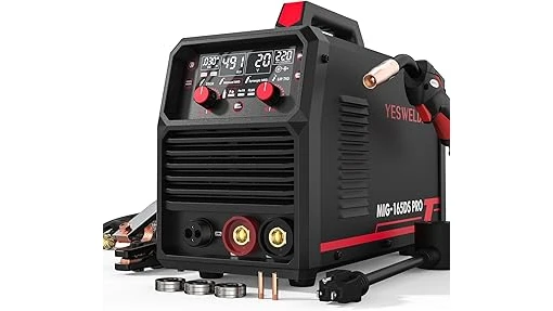 The image shows a selection of powerful TIG welders ideal for hobbyist projects.