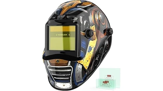 The image shows a close-up of the infrared sensor board for a best-selling welding helmet.