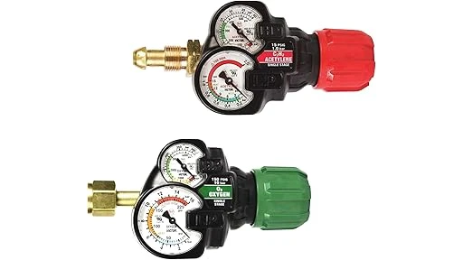 The image shows a collection of popular oxy acetylene torch kits for various welding and cutting tasks.