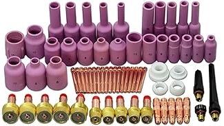 The image shows a collection of diverse Tig ceramic cup kits, highlighting the Most Popular 10 Tig Ceramic Cup Kit.