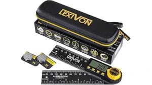 This image shows a digital angle finder used for welding, highlighting a popular tool.