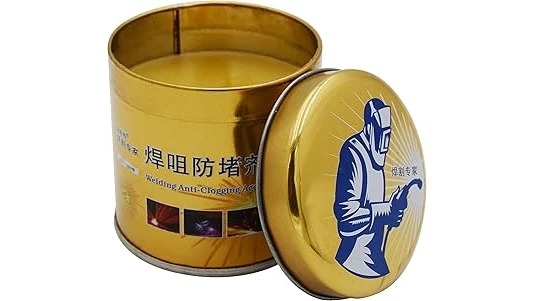 The image shows a selection of welding anti-spatter kits, highlighting popular choices.