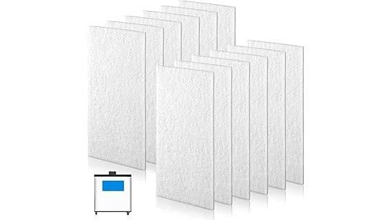 The image shows a selection of popular welding fume extractor pre-filters for efficient air purification.