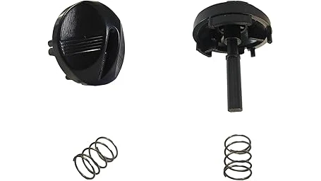 The image shows a collection of various control knobs used for welding machines, highlighting popular options.