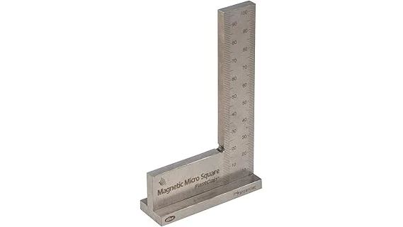 The image shows a collection of precision welding squares, highlighting the top 10 most popular for accurate metalwork.