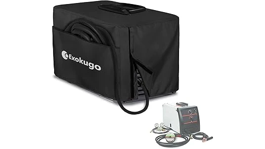 This image shows a collection of top 10 welder dust covers neatly arranged for display.