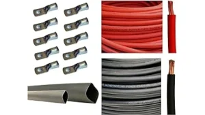 The image shows a selection of tinned copper welding cable lugs from the Top 10 list.