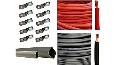 The image shows a selection of tinned copper welding cable lugs from the Top 10 list.