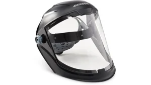 The image shows a selection of welding grinding spark guards, highlighting top options for safety.