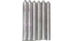 The image shows a selection of welding preheat temperature crayons for accurate heat control.