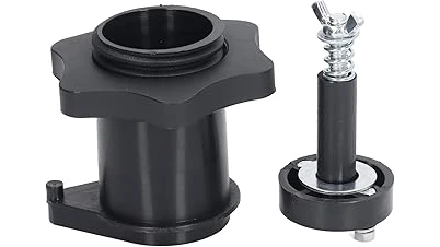 The image shows a variety of welding wire spool adapters for different wire feeder systems.