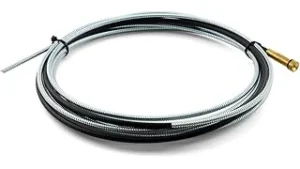 The image shows several metallic mig welding gun liners, top rated for your equipment.