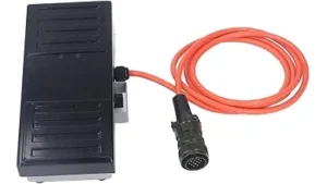 The image shows a collection of top-rated welding foot pedal potentiometers ready for use.