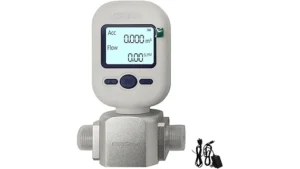 The image shows a collection of top-rated welding gas flow meters with clear displays and connecting hoses.