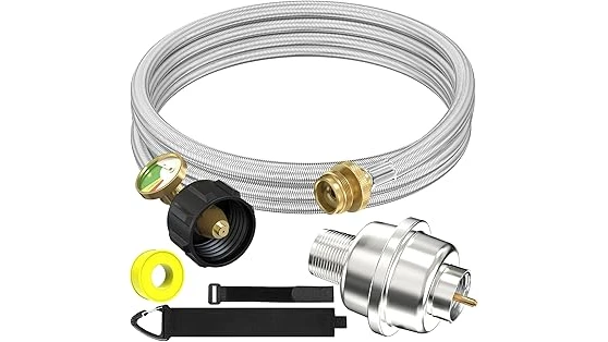 The image shows a selection of top-rated 10 welding gas hoses braided for durability.