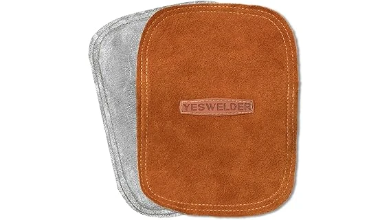 The image shows a collection of top-rated welding heating pads arranged neatly for review.