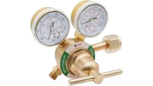 The image shows various replacement parts for welding oxygen regulators, essential top-rated spares.