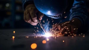 The image shows various welding gas cylinders, illustrating how to choose the correct type for your needs.