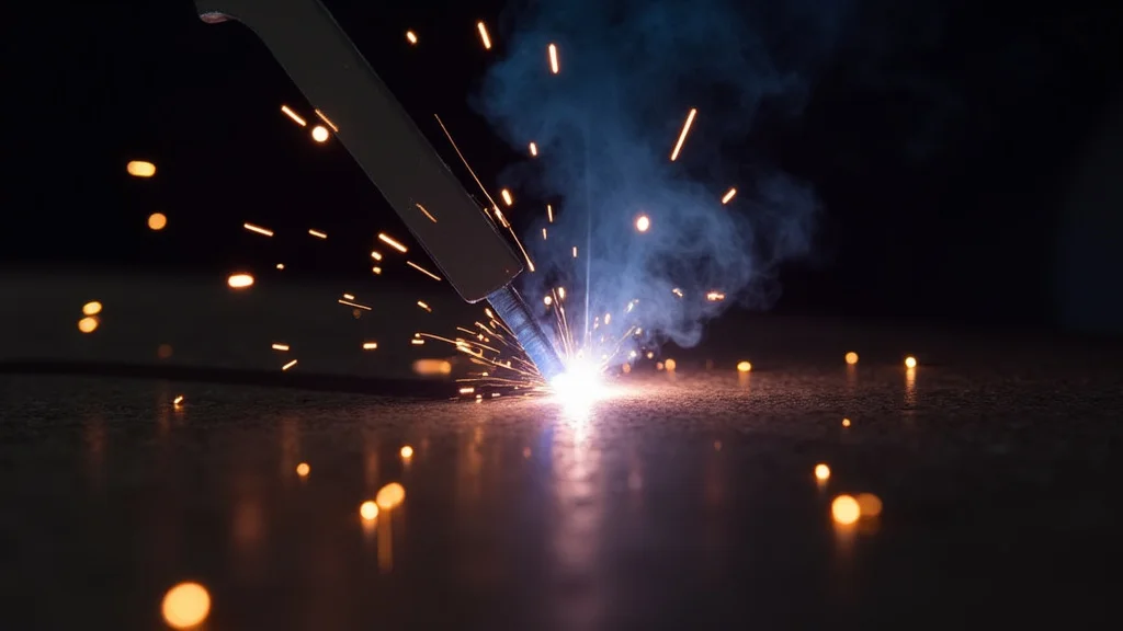 The image shows a TIG welded bead with a comparison of uneven versus smooth beads, illustrating how to fix uneven TIG weld beads.