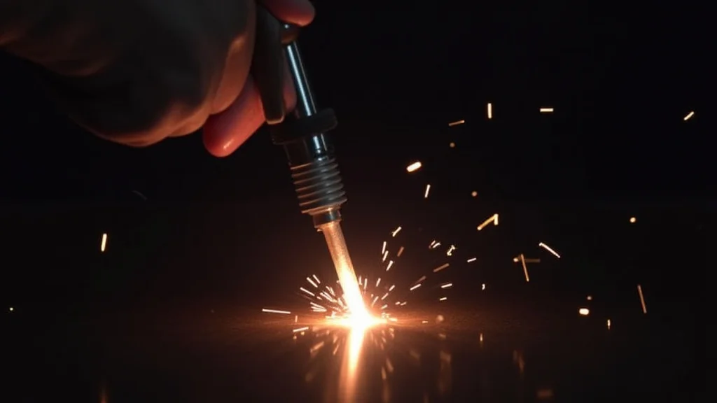 This image shows a close-up of a MIG welder control panel, illustrating voltage adjustment for correct welding.