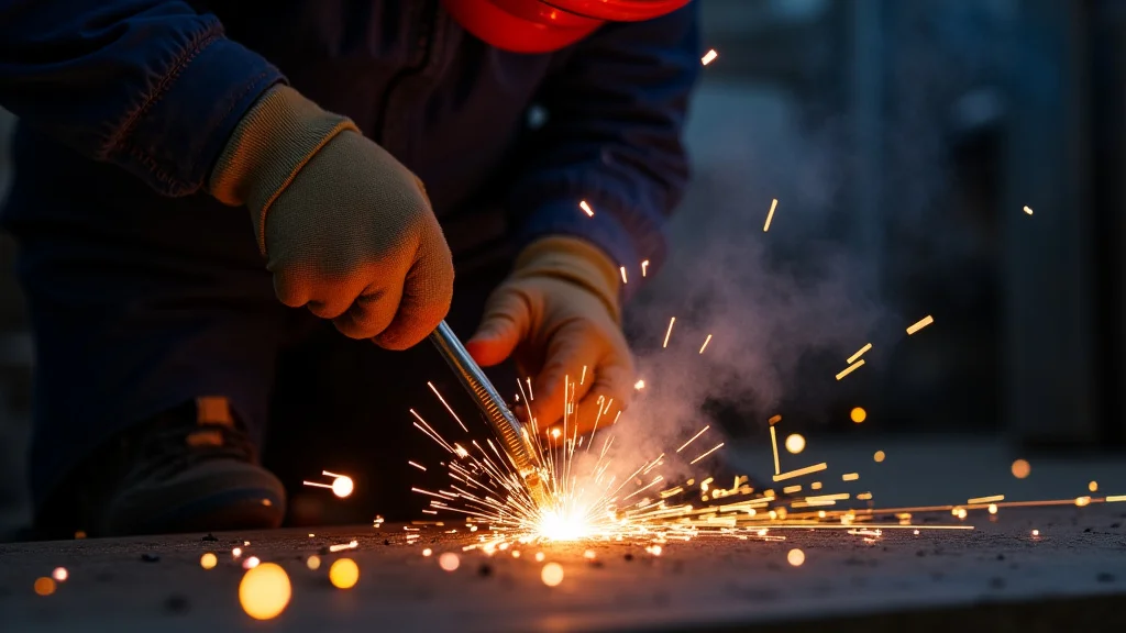 The image shows a MIG welder's voltage setting dial, hinting at Mig Welder Voltage Problems And Their Solutions.