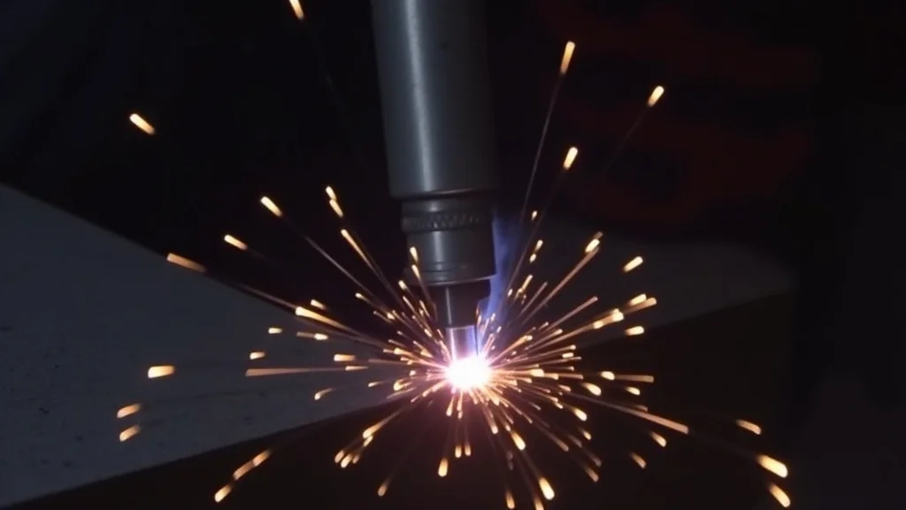 The image shows a TIG welder with an unstable arc, hinting at the quick fix discussed.