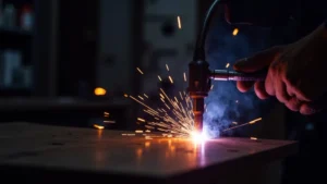 The image shows a TIG welded joint with visible signs of poor penetration, illustrating a problem and its potential solutions.